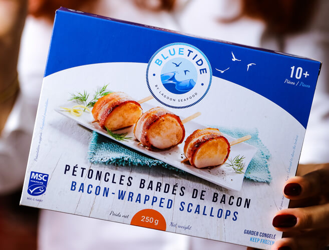 Bacon-wrapped Scallops
