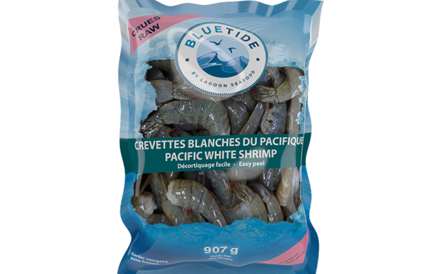 Crevettes d’élevage Surgelées Blanches – Pelage Facile – Surgelée Individuellement  907g 26/30