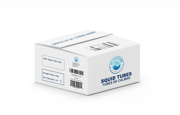 Frozen Wild Squid Illex Tubes U/10 /kg