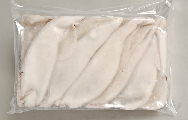 Frozen Wild Squid Loligo Whole Cleaned U/5 /kg