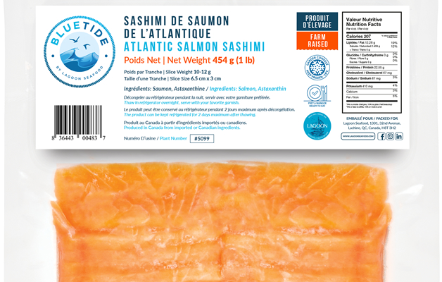 Frozen Farm Atlantic Salmon Sashimi 454g