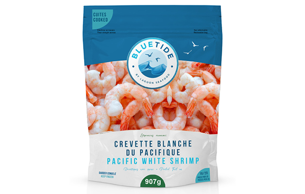 Frozen Farm Shrimp White – Peeled And Deveined (P&D) – Tail On 907g 41/50