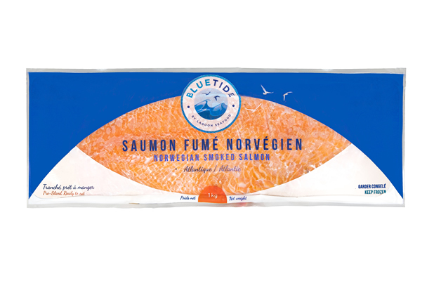 Frozen Farm Salmon Smoked Fillet – Sliced 1kg