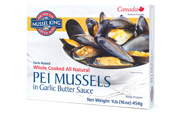 Frozen Farm Mussel Cooked Garlic Butter – Individually Quick Frozen (IQF) 454g