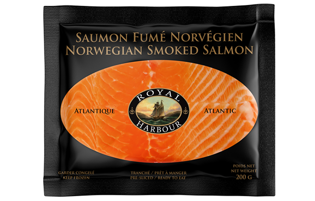 Frozen Farm Salmon Smoked – Sliced 200g
