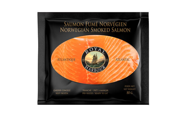 Frozen Farm Salmon Smoked – Sliced 80g