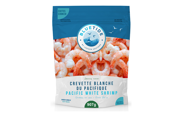 Frozen Farm Shrimp White – Peeled And Deveined (P&D) – Tail On – Individually Quick Frozen (IQF) 907g 51/60