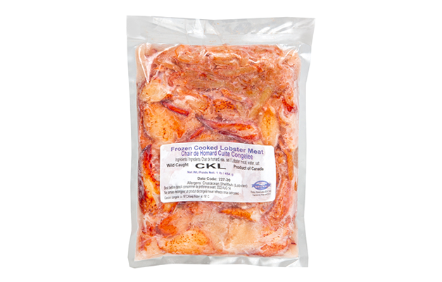Cooked Frozen Wild Lobster Meat Combo 454g