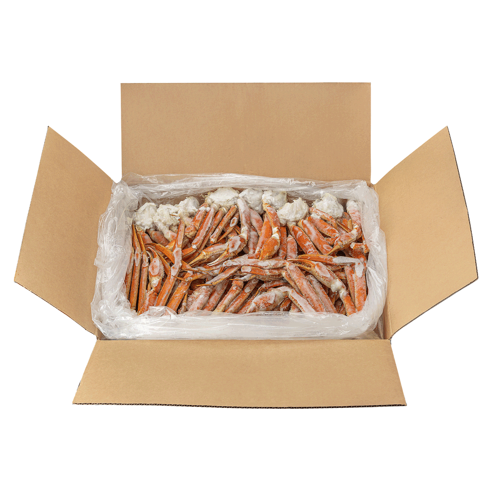 10/12 13.61 kg Frozen Wild Crab Snow Cooked Section Canada Lagoon Seafood