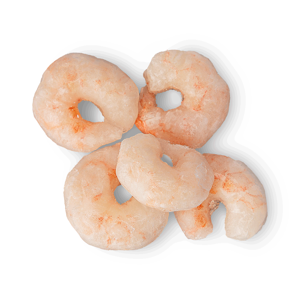 150/250 2 x 2.27 kg Frozen Wild Shrimp Cold Water Cooked Peeled IQF Lagoon Seafood