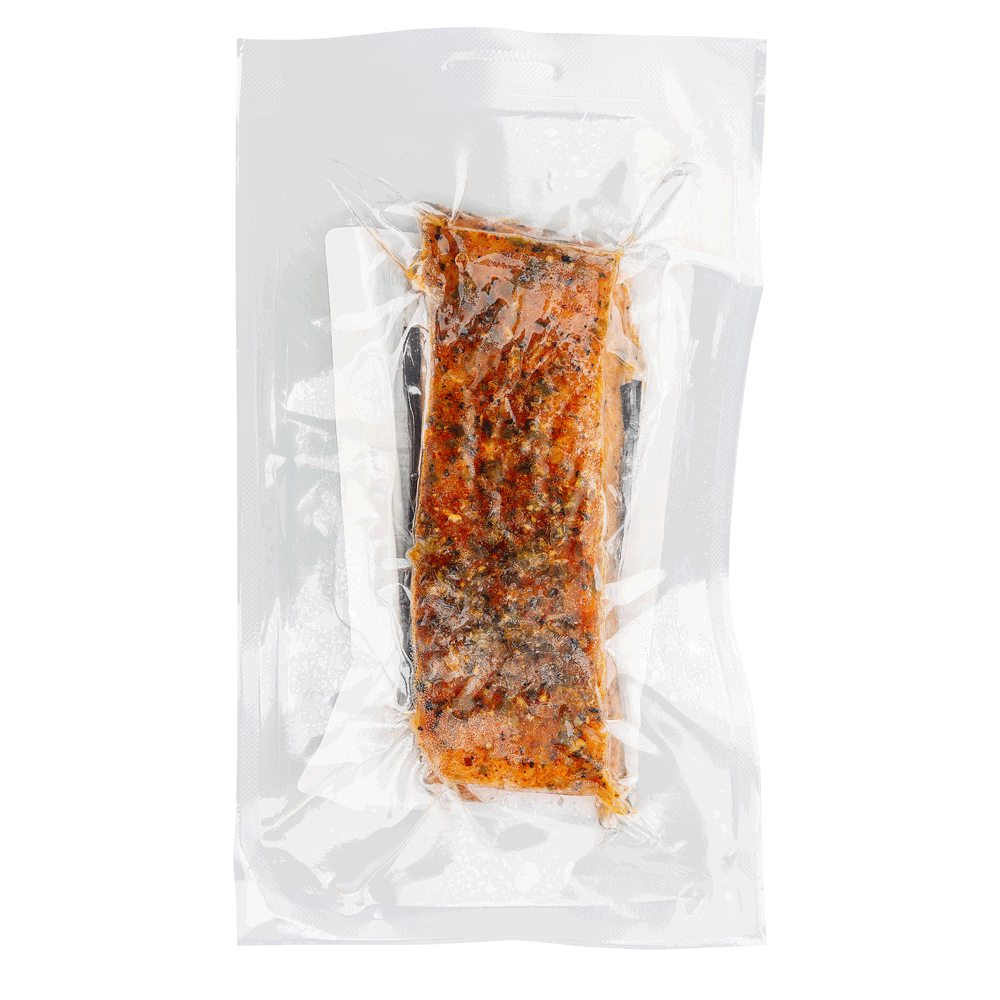 20 x 150 g Frozen Smoked Salmon Hot Smoked Pepper Mix Norway Lagoon Seafood