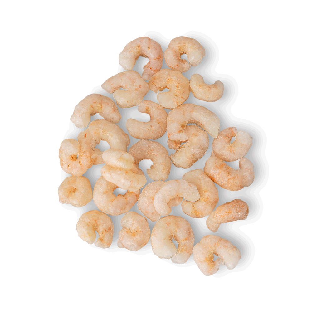 250/350 2 x 2.27 kg Frozen Wild Shrimp Cold Water Cooked Peeled IQF Lagoon Seafood