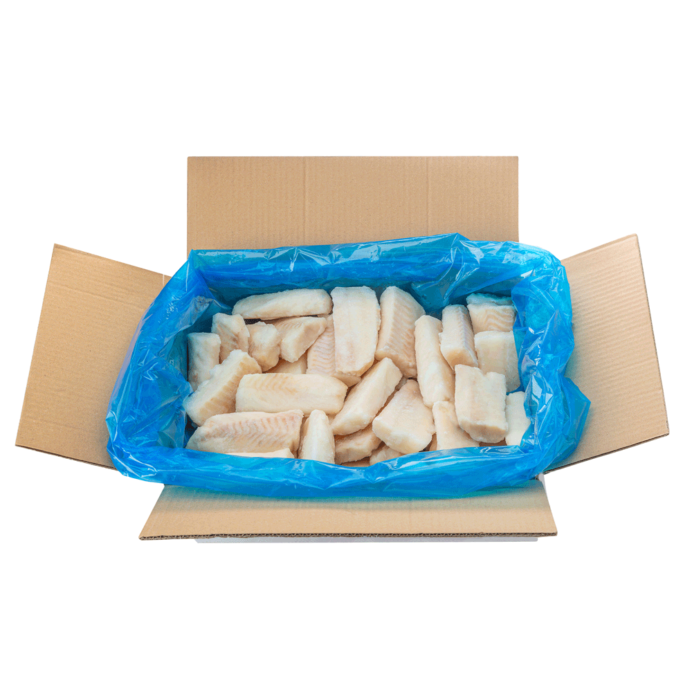 3 oz 4.54 kg Frozen Wild Haddock Loin IQF MSC China Lagoon Seafood