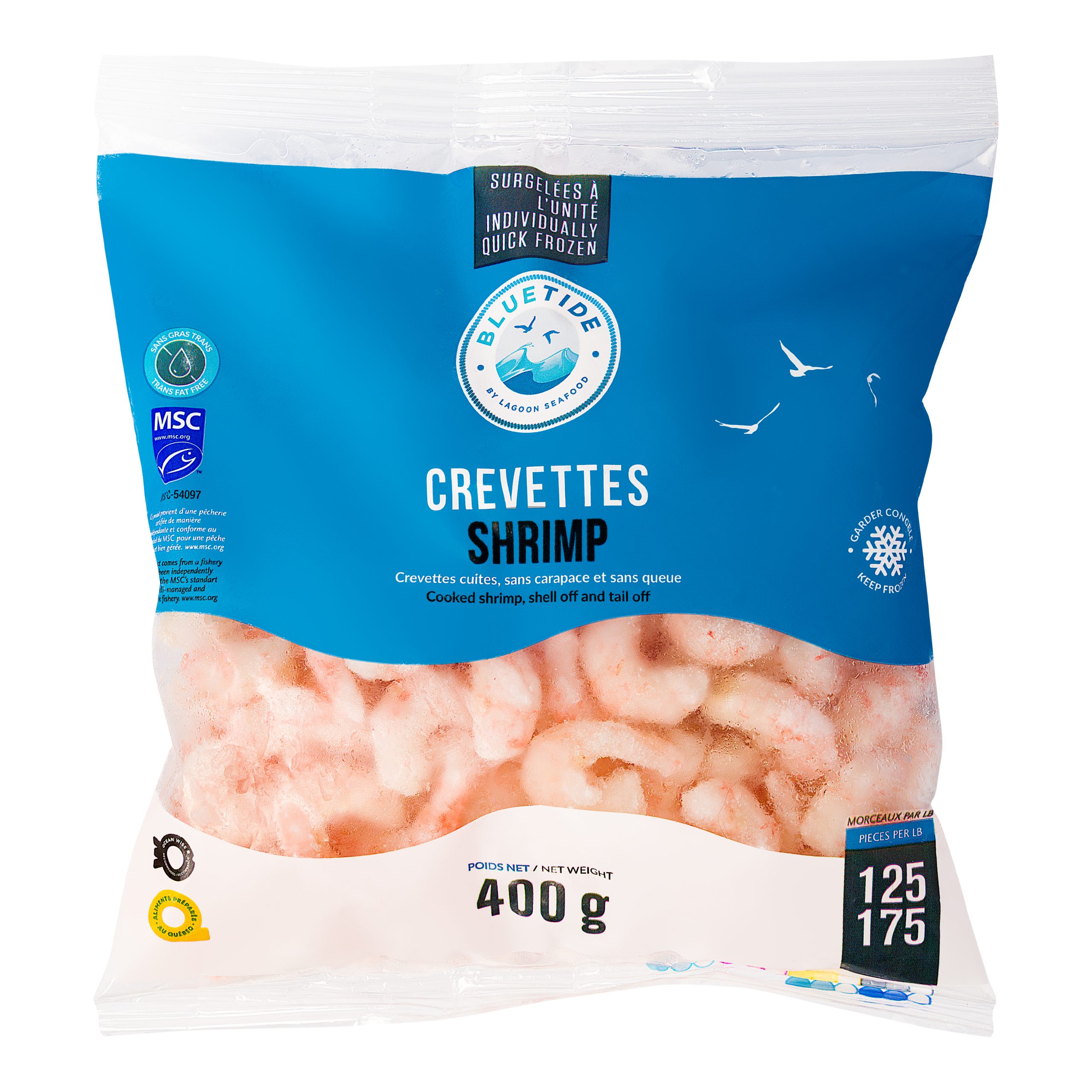 Cold water shrimp 125 175