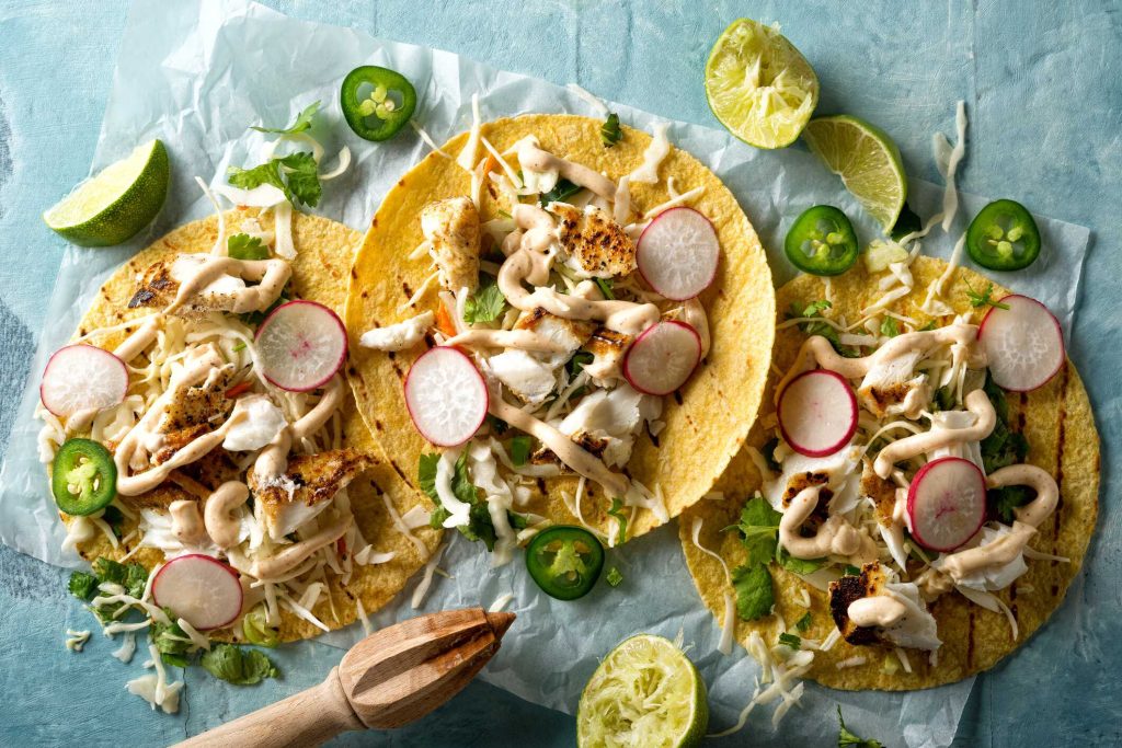 Lagoon seafood Haddock Tacos