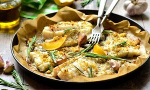 Lemon Garlic Cod