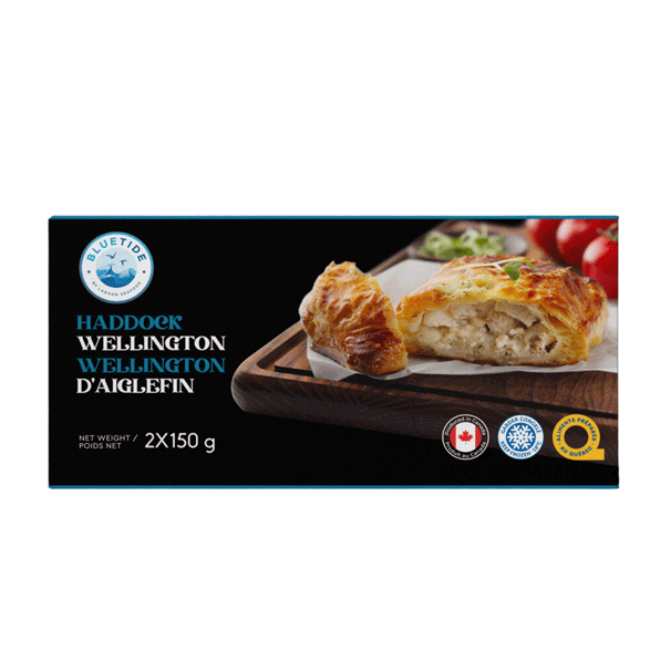 10 x 2 x 150 g Frozen Haddock Wellington Canada Lagoon Seafood