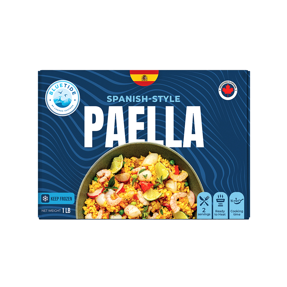 10 x 454 g Frozen Spanish Style Paella Canada Lagoon Seafood